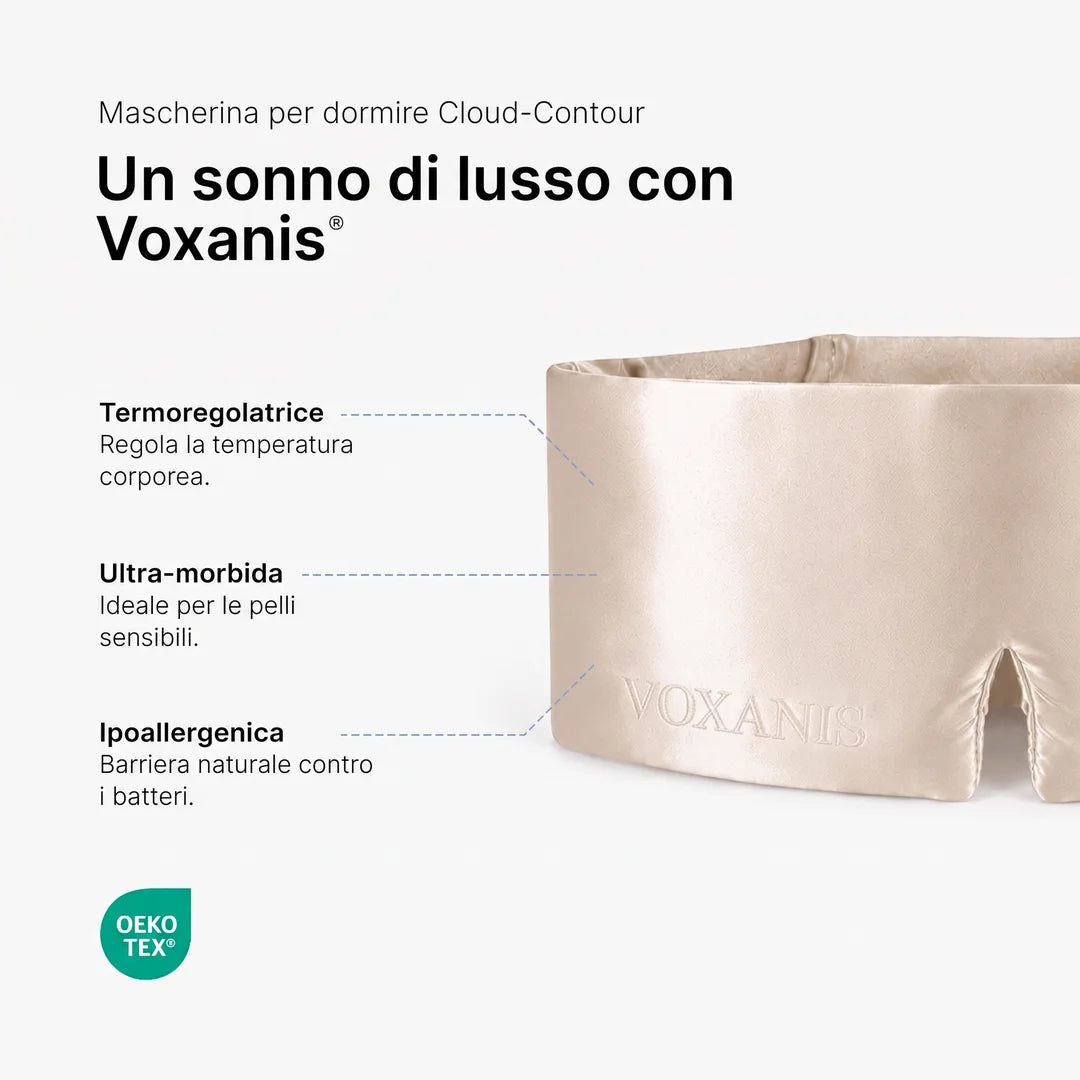 Un sonno di lusso con Voxanis: termoregolatrice, ultra-morbida, ipoallergenica