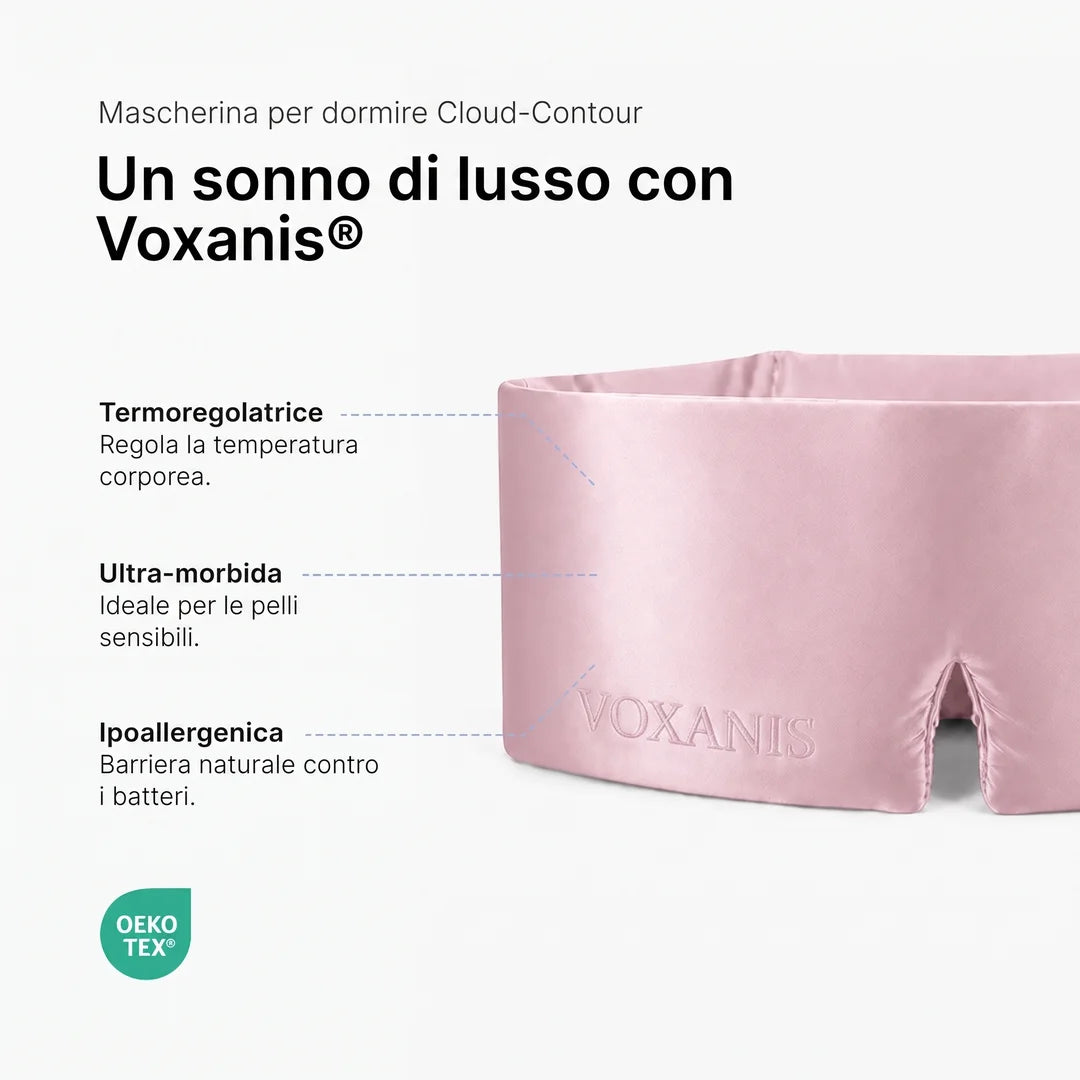 Un sonno di lusso con Voxanis: termoregolatrice, ultra-morbida, ipoallergenica