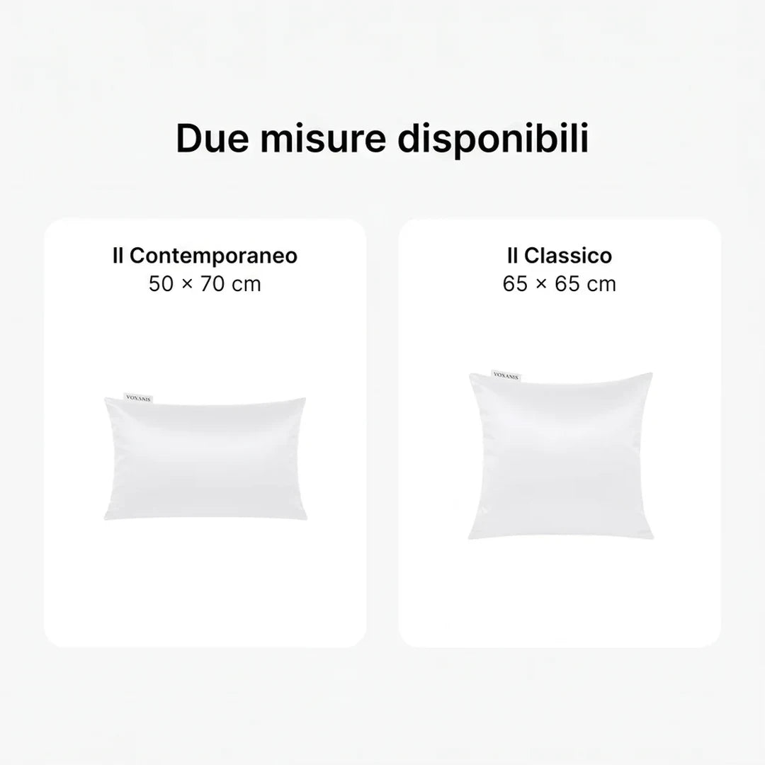 Due misure disponibili: Il Contemporaneo 50x70 cm e Il Classico 65x65 cm, Latte d'Avorio